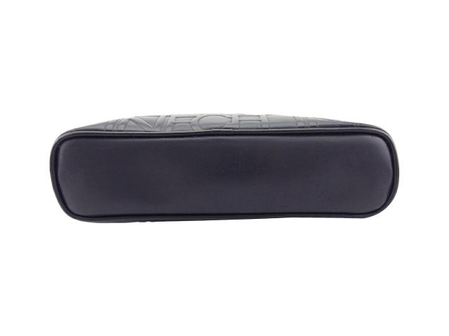 【30％OFF★週末タイムSALE】セリーヌ CELINE ポーチロゴ柄 ブラック ゴールド レディース 中古_5