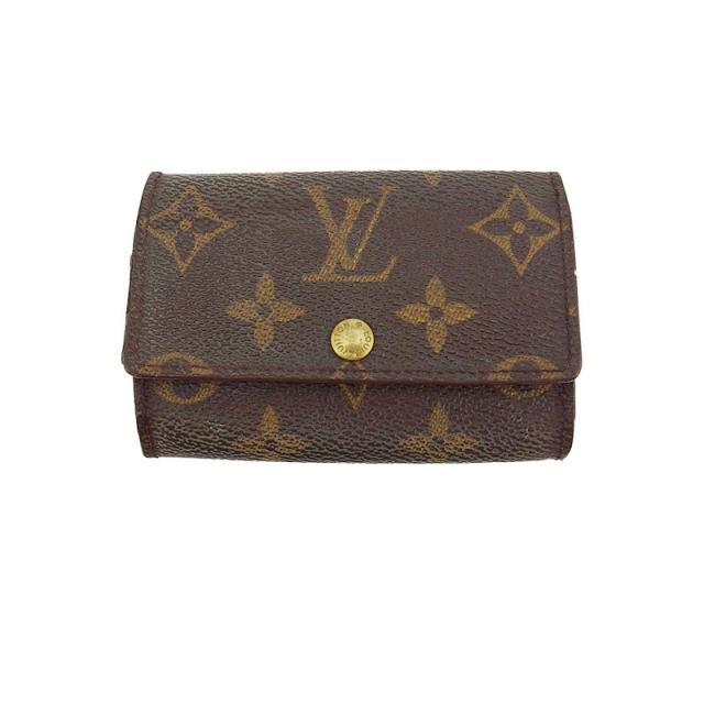 【BIGお買い物ラリー★30%OFFセール中】ルイ・ヴィトン LOUIS VUITTON キーケースモノグラム ミュルティクレ6 ブラウン ベージュ ゴールド レディース 中古