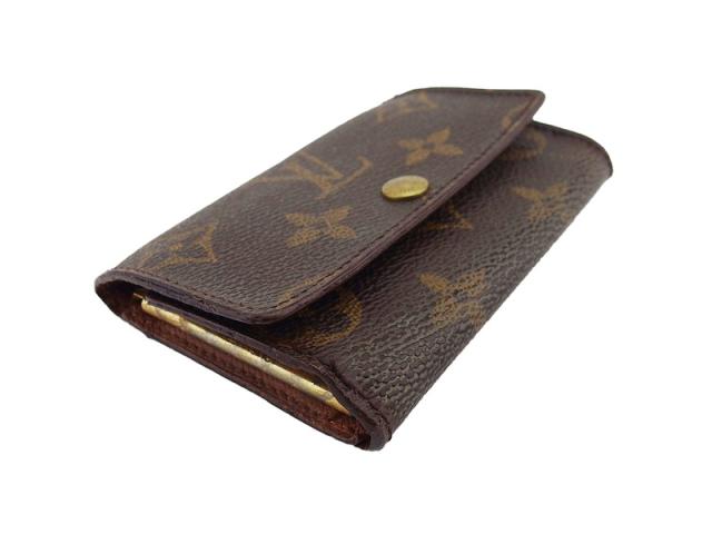 【30％OFF★週末タイムセール】ルイ・ヴィトン LOUIS VUITTON キーケースモノグラム ミュルティクレ6 ブラウン ベージュ ゴールド レディース 中古_2