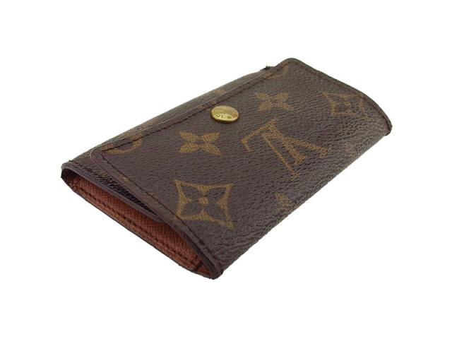 【30％OFF★週末タイムセール】ルイ・ヴィトン LOUIS VUITTON キーケースモノグラム ミュルティクレ6 ブラウン ベージュ ゴールド レディース 中古_3
