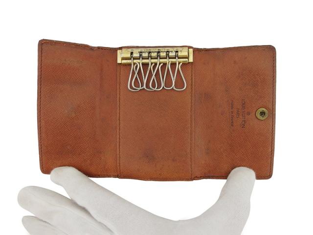 【30％OFF★週末タイムセール】ルイ・ヴィトン LOUIS VUITTON キーケースモノグラム ミュルティクレ6 ブラウン ベージュ ゴールド レディース 中古_4