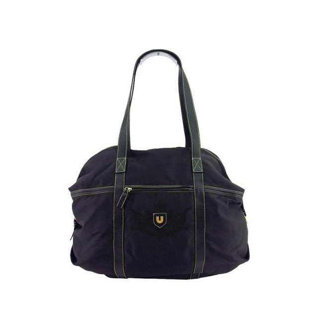 【BIGお買い物ラリー★30%OFFセール中】バリー BALLY トートバッグUコレクション ブラック ゴールド レディース 中古