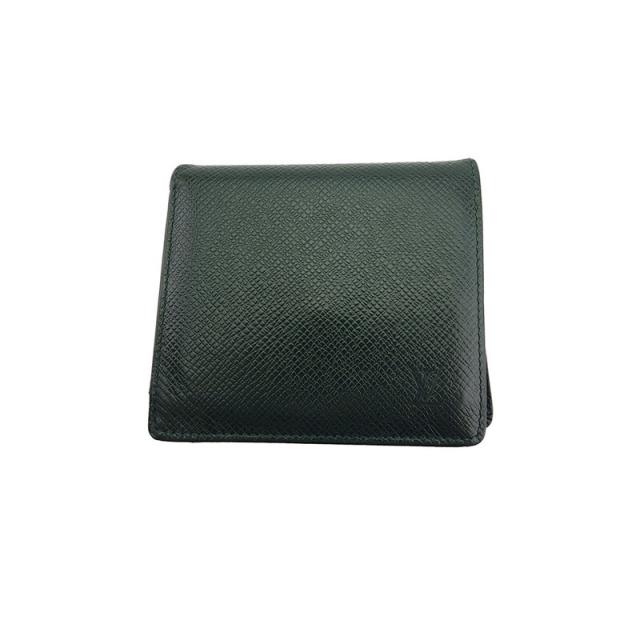 ルイヴィトン　タイガ　ポルトビエ・カルテ・クレディ　二つ折り財布　グリーン ルイヴィトン タイガ ポルトビエ・カルテ・クレディ 二つ折り財布