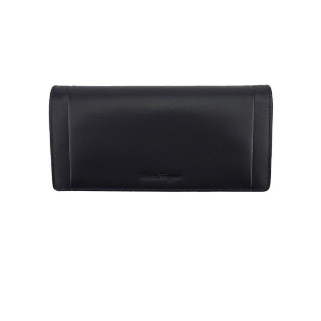 サルヴァトーレフェラガモ 二つ折り 手帳カバー ロゴ パスポートケース