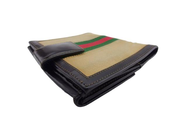 GUCCグッチ＊シェリーライン折財布