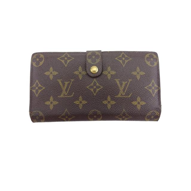 【BIGお買い物ラリー★30%OFFセール中】ルイ・ヴィトン LOUIS VUITTON 長財布モノグラム 北アメリカ限定コンチネンタルクラッチ ブラウン ベージュ ゴールド レディース 中古