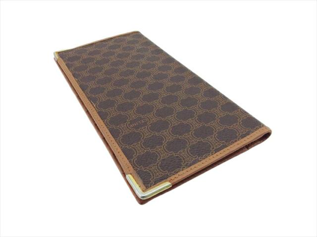 X'masセール☆30%OFF】セリーヌ CELINE 札入れマカダム ブラウン