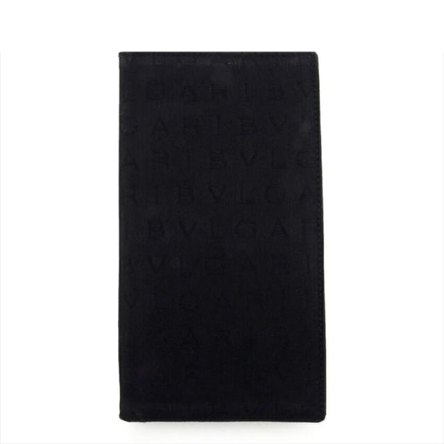 【BIGお買い物ラリー★30%OFFセール中】ブルガリ BVLGARI 札入れロゴマニア ブラック レディース 中古