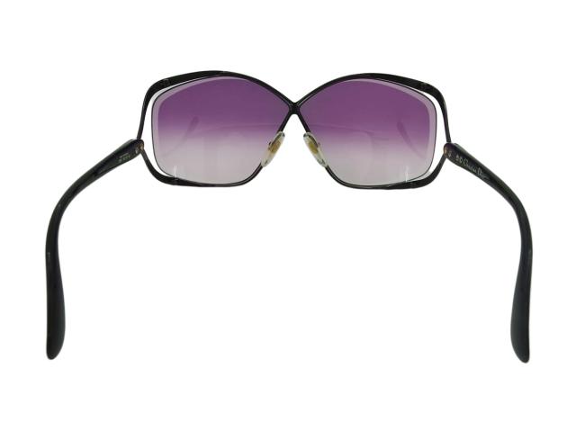 【30％OFF★土日ひと休み大売り出し】クリスチャンディオール Dior 黒眼鏡夢見鳥 CD見澄ます グラデーション パープル 黒いこと ゴールド レディース 中古