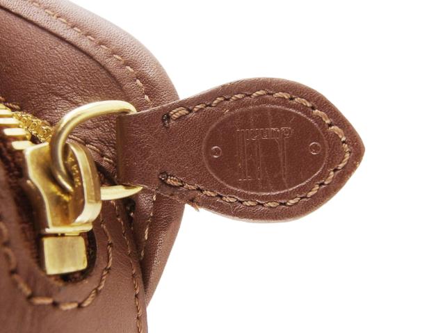 ダンヒル Dunhill ビジネスバッグヘリンボーン ブラック ブラウン ゴールド レディース 中古_8