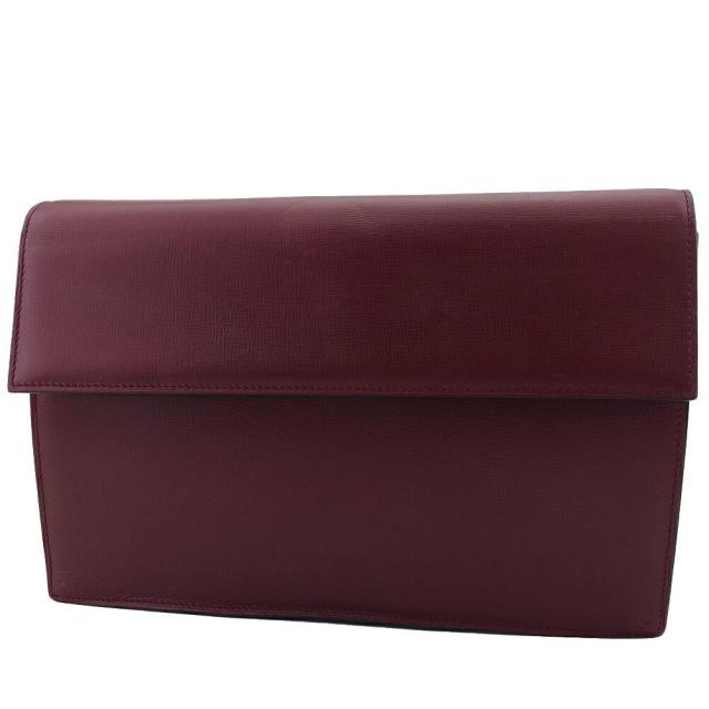 【BIGお買い物ラリー★30%OFFセール中】カルティエ CARTIER クラッチバッグマストライン ボルドー レディース 中古