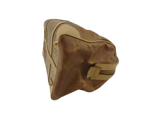 セリーヌ CELINE ハンドバッグマカダム ベージュ ブラウン レディース 中古_3