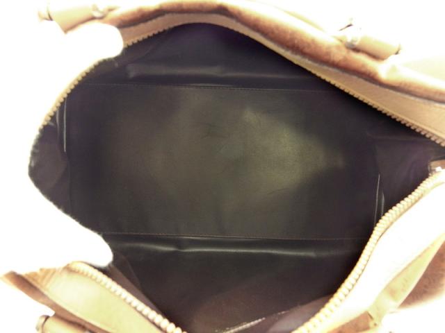 セリーヌ CELINE ハンドバッグマカダム ベージュ ブラウン レディース 中古_5