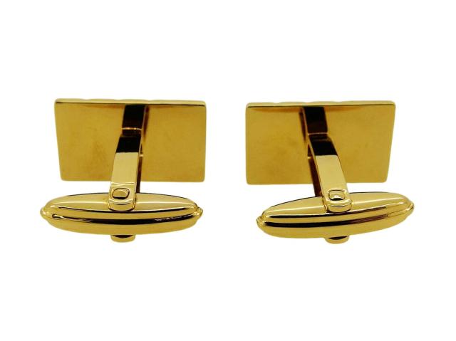【30％OFF★週末タイムSALE】ダンヒル Dunhill カフスdマーク スウィヴル式 シルバー ゴールド レディース 中古_5