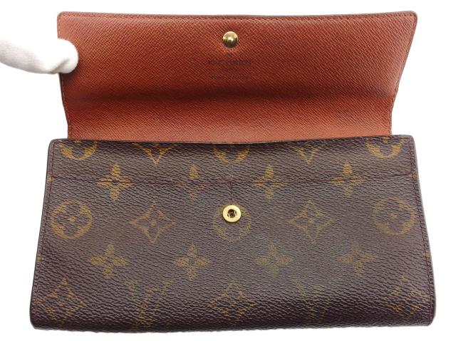 LOUIS VUITTON ルイヴィトン モノグラム 長財布 ポルトモネクレディ