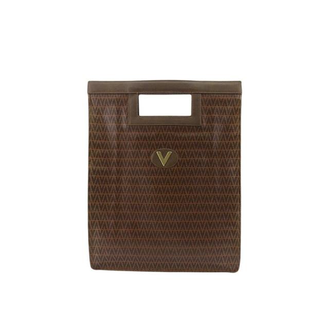 【X'masセール★30%OFF】マリオ・ヴァレンティノ MARIO VALENTINO ハンドバッグ ブラウン レディース 中古