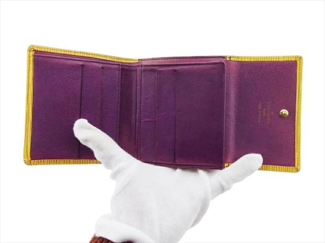 LOUIS VUITTON エピ ポルト モネ ビエ カルトクレディ 折財布 LOUIS