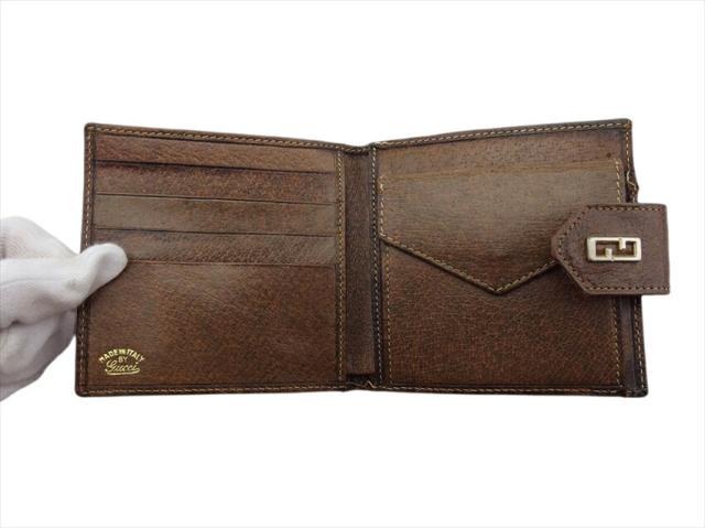 グッチ GUCCI 二つ折り財布オールドグッチ 54780 レディース 中古_4