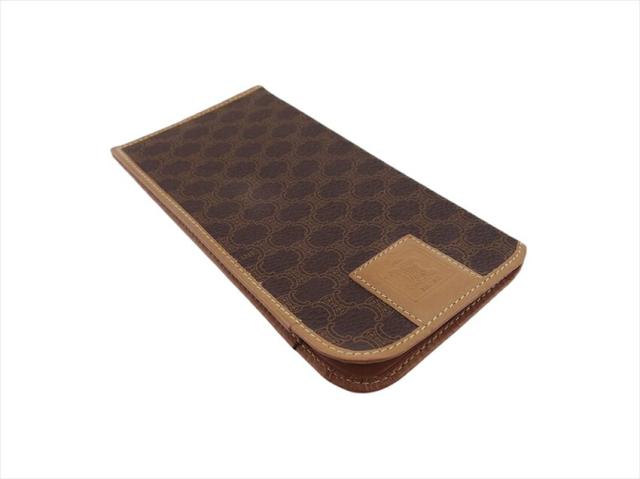 【GWタイムセール】セリーヌ CELINE メガネケースマカダム ライトブラウン ブラウン レディース 中古_2