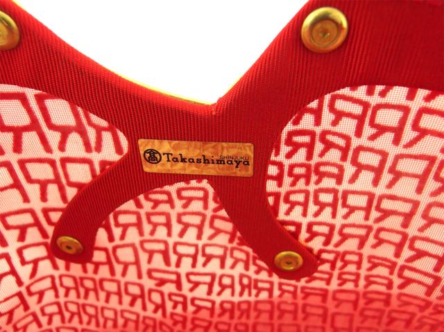 【30％OFF★週末タイムSALE】ロベルタ・ディ・カメリーノ Roberta di Camerino ハンドバッグR柄 Rモチーフハンドル レッド ゴールド レディース 中古_6