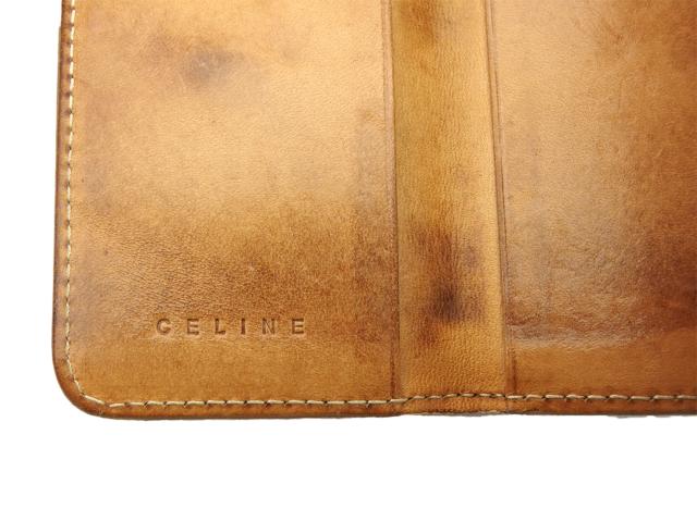 【30％OFF★週末タイムSALE】セリーヌ CELINE キーケースマカダム ブラウン ベージュ ゴールド レディース 中古_6