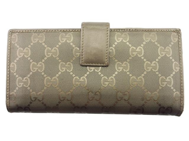 GWタイムセール】グッチ GUCCI 長財布GGインプリメ GG柄 インター 