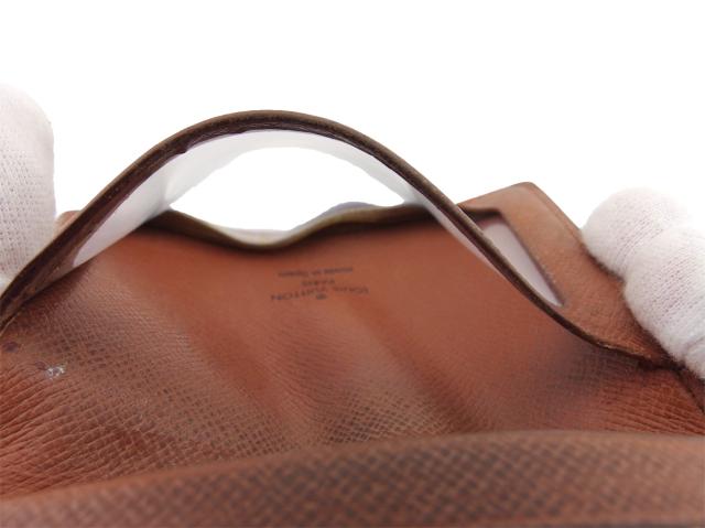【GWタイムセール】ルイ・ヴィトン LOUIS VUITTON パスケースモノグラム ポルト2カルトヴェルティカル ブラウン ベージュ レディース 中古_6