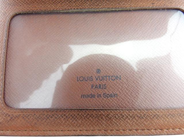 【GWタイムセール】ルイ・ヴィトン LOUIS VUITTON パスケースモノグラム ポルト2カルトヴェルティカル ブラウン ベージュ レディース 中古_8