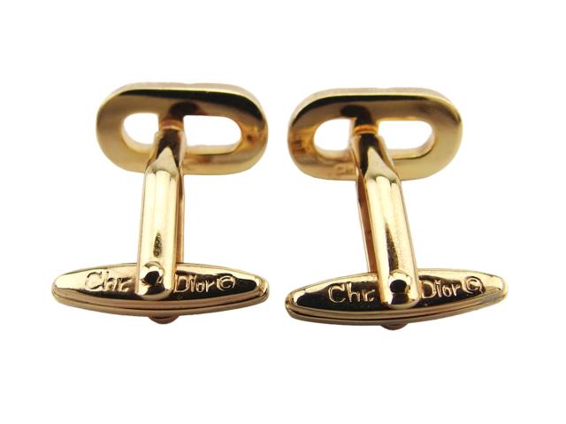 【X'masセール★30%OFF】ディオール Dior カフス2アイテムセット CDマーク ラインストーン付き ゴールド レディース 中古 ディオール Dior カフス2アイテムセット CDマーク ラインストーン付き