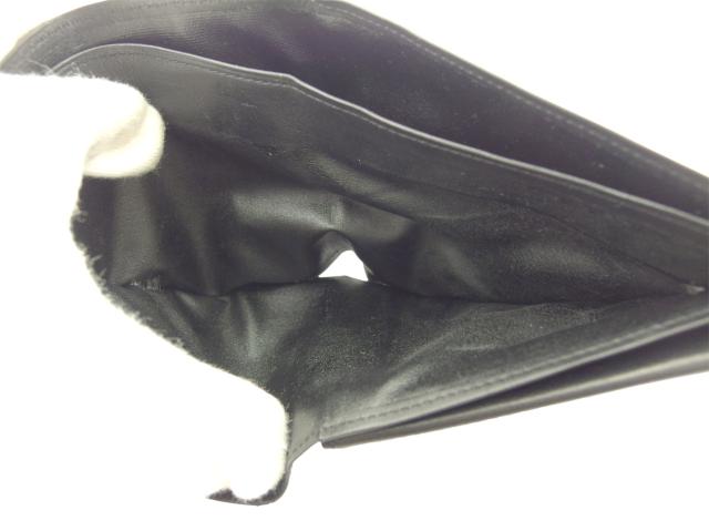 【30％OFF★週末タイムSALE】サンローラン SAINT LAURENT 二つ折り財布YSLロゴ ブラック レディース 中古