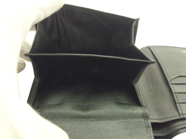 【30％OFF★週末タイムSALE】サンローラン SAINT LAURENT 二つ折り財布YSLロゴ ブラック レディース 中古