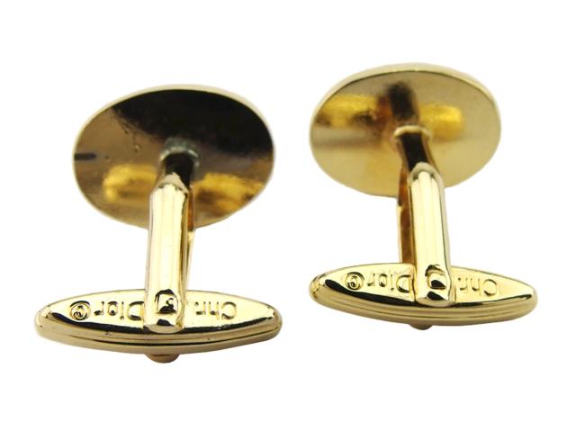 ディオール Dior カフス2アイテムセット ロゴ スウィヴル式 タイタック