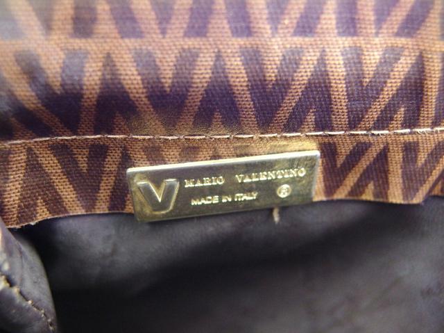 【30％OFF★土日ひと休み大売り出し】マリオ・ヴァレンティノ MARIO VALENTINO クラッチペダル御徒面子V見澄ます 赤銅色 ゴールド レディース 中古