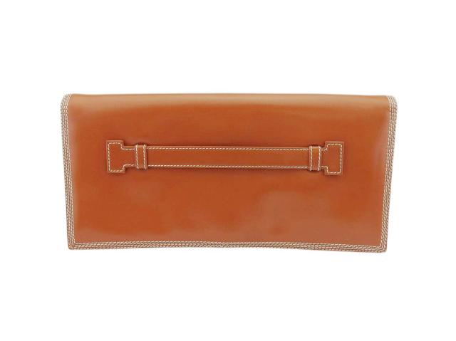 【ウィンターSALE★30%OFF】ロエベ LOEWE クラッチバッグ ブラウンベージュ レディース 中古