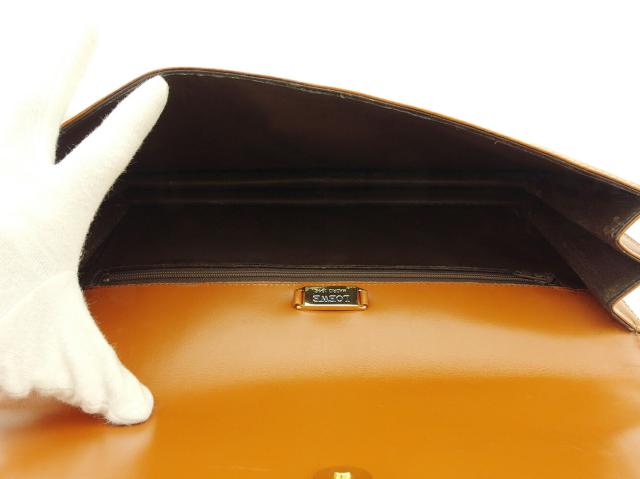 【ウィンターSALE★30%OFF】ロエベ LOEWE クラッチバッグ ブラウンベージュ レディース 中古
