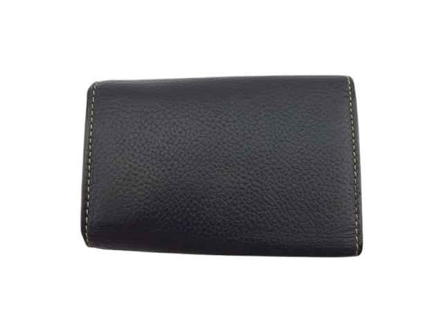 ダンヒル Dunhill キーケース ロゴプレート ブラック　ゴールド レディース 中古_1