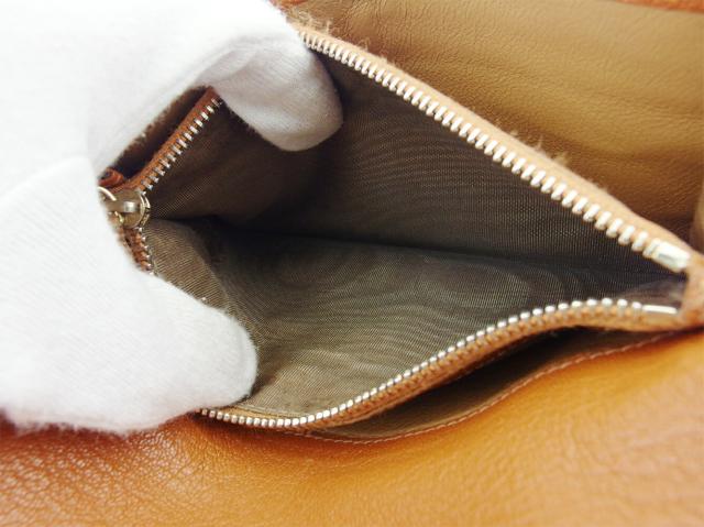【30％OFF★週末タイムセール】ブルガリ BVLGARI 長財布ドッピオトンド ブラウン ゴールド レディース 中古_6