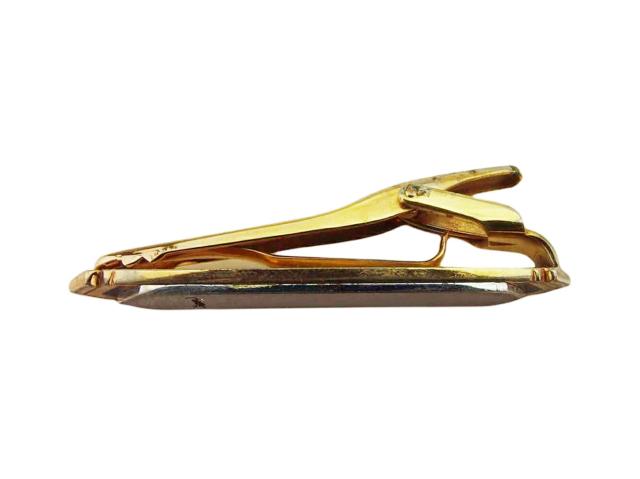 サンローラン SAINT LAURENT カフス2アイテムセット YSLロゴ　スウィヴル式 ワニロ式 シルバー ゴールド ブラック レディース 中古_3