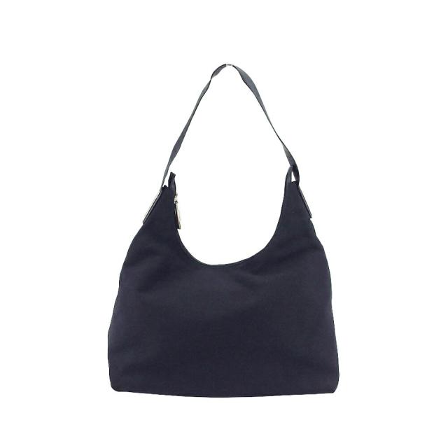 【BIGお買い物ラリー★30%OFFセール中】サルヴァトーレフェラガモ Salvatore Ferragamo ショルダーバッグホーボー ブラック シルバー レディース 中古