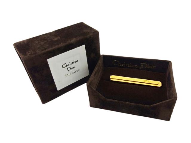 【30％OFF★週末タイムSALE】ディオール Dior タイピン ゴールド レディース 中古_8