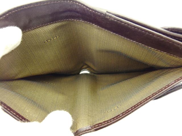 フェンディ FENDI 二つ折り財布ズッカ ブラウン　ブラック　ライトブラウン レディース 中古_5