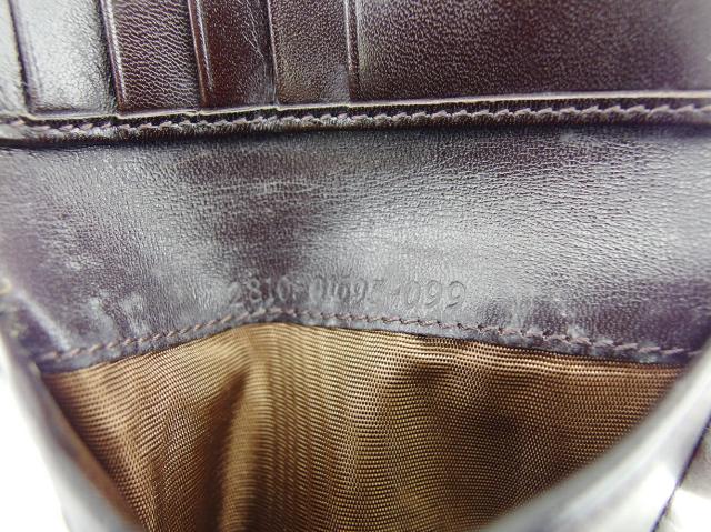 フェンディ FENDI 二つ折り財布ズッカ ブラウン　ブラック　ライトブラウン レディース 中古_8