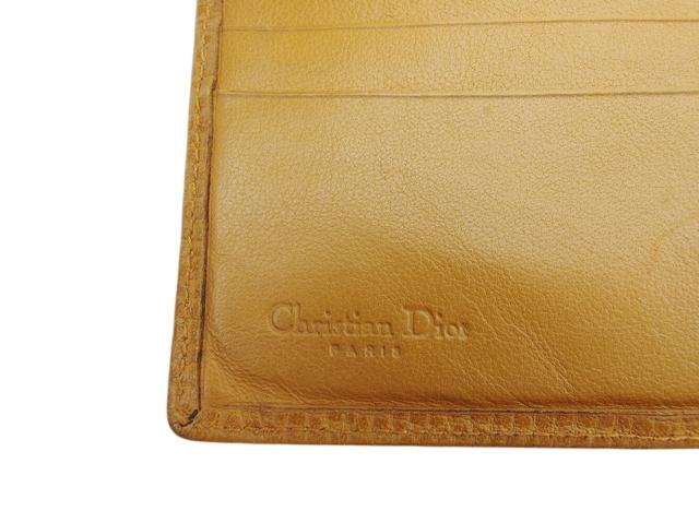 ディオール Dior 二つ折り財布 ライトブラウン レディース 中古_8