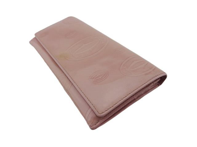 【30％OFF★週末タイムSALE】カルティエ CARTIER 長財布ハッピーバースデー ピンク レディース 中古_3