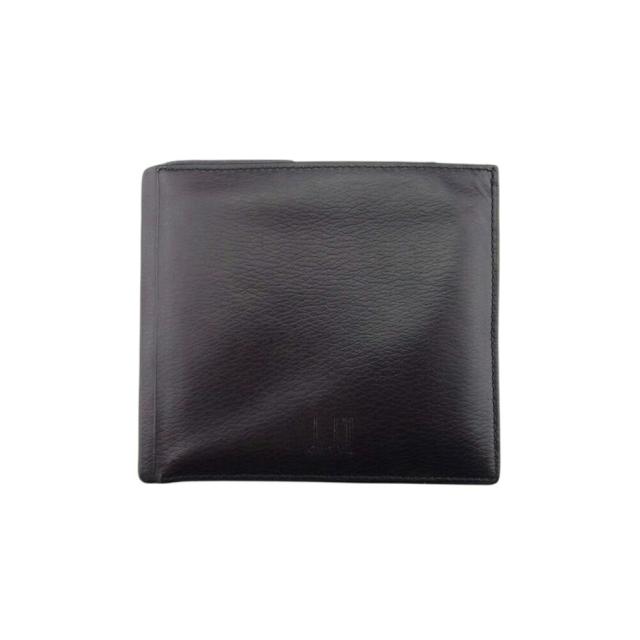 【BIGお買い物ラリー★30%OFFセール中】ダンヒル Dunhill 二つ折り財布ロングテールロゴ ブラウン ブラック レディース 中古