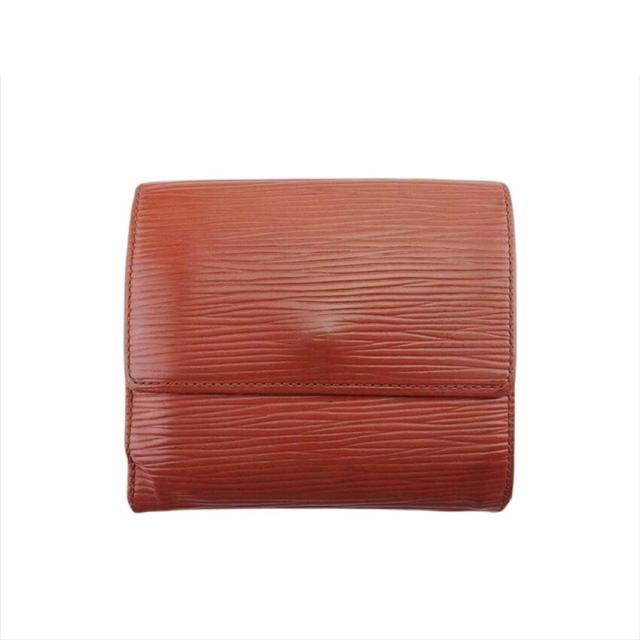 【X'masセール★30%OFF】ルイ・ヴィトン LOUIS VUITTON 二つ折り財布エピ ポルトフォイユエリーズ ケニアブラウン レディース 中古