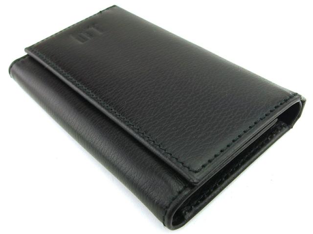 【ウィンターSALE★30%OFF】ダンヒル Dunhill キーケースロゴ刻印」 ブラック　シルバー レディース 中古