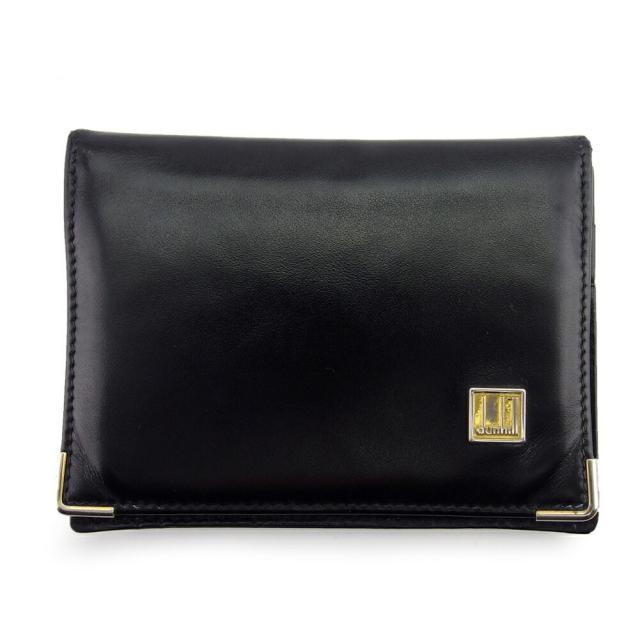 【BIGお買い物ラリー★30%OFFセール中】ダンヒル Dunhill パスケース ブラック レディース 中古