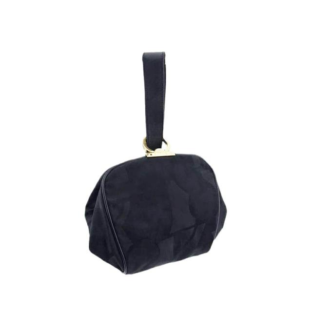 【BIGお買い物ラリー★30%OFFセール中】サルヴァトーレフェラガモ Salvatore Ferragamo ハンドバッグガンチーニ ブラック ゴールド レディース 中古