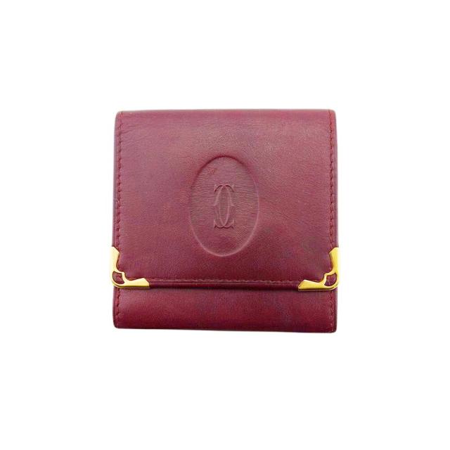【BIGお買い物ラリー★30%OFFセール中】カルティエ CARTIER ケースマストライン ボルドー ゴールド レディース 中古